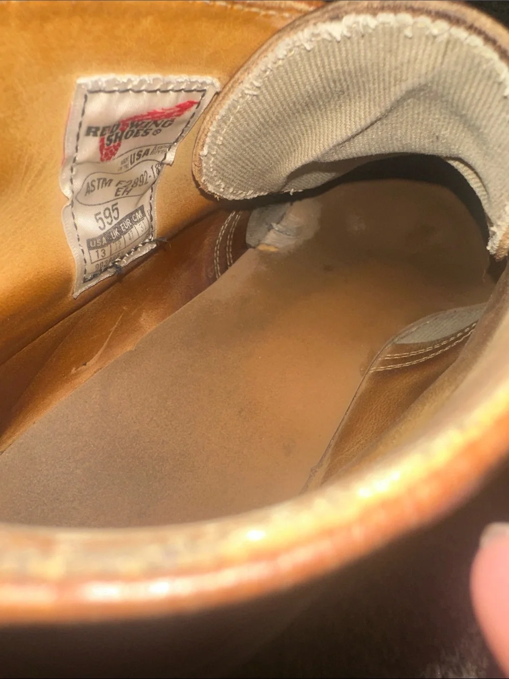 Red Wing Shoes Tan Leather Chukka Boots